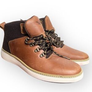 Territory Drifter Men's Brown Ankle Boots Size 10.5 Casual Lace Up